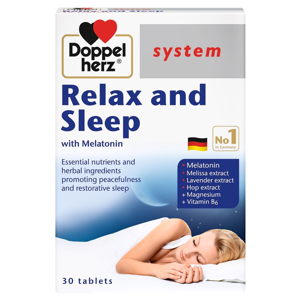 [JPR-0266] NATURAL FACTORS DOPPEL HERZ SYSTEM RELAX & SLEEP TABS 30'S
