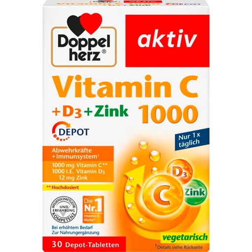 [JPR-0268] NATURAL FACTORS DPHRZ/AKTIV VITAMIN C 1000MG+VIT D OAD TABS 30'S