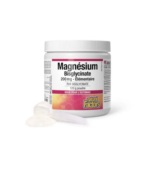 [JPR-0276] NATURAL FACTORS MAG BISGLY POWDER PURE 145G