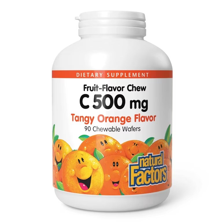 [JPR-0301] NATURAL FACTORS VIT. C 500MG BLUROBY CHW TAB 90