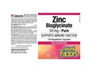 NATURAL FACTORS ZINC BISGLY 50MG VCAP 120
