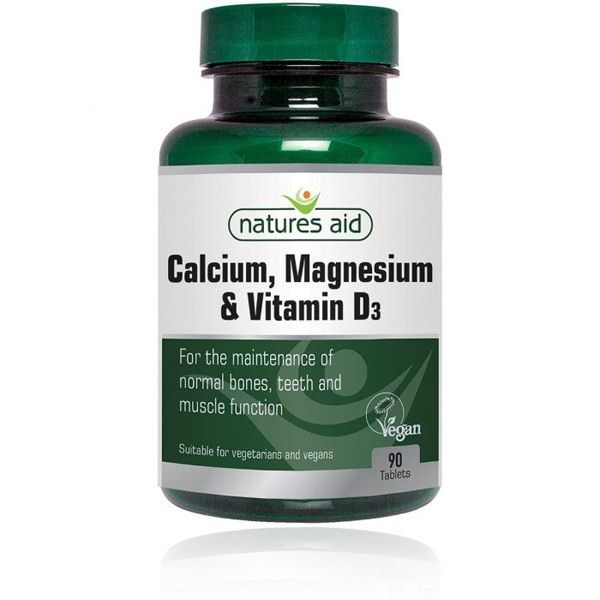 [JPR-0312] NATURE'S AID CALCIUM,MAGNESIUM+VITAMIN D3 (VEGETERIAN) -90'S