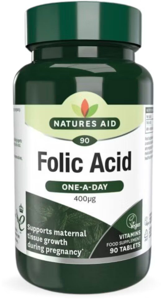 [JPR-0325] NATURE'S AID FOLIC ACID 400UG (VEGAN)-90'S