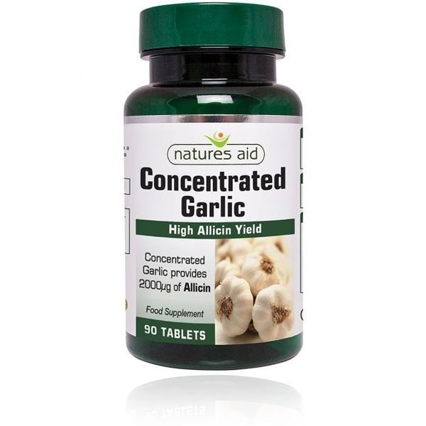 [JPR-0326] NATURE'S AID GARLIC CONCENTRATED-2000UG ALLICIN (VEGAN)-90'S