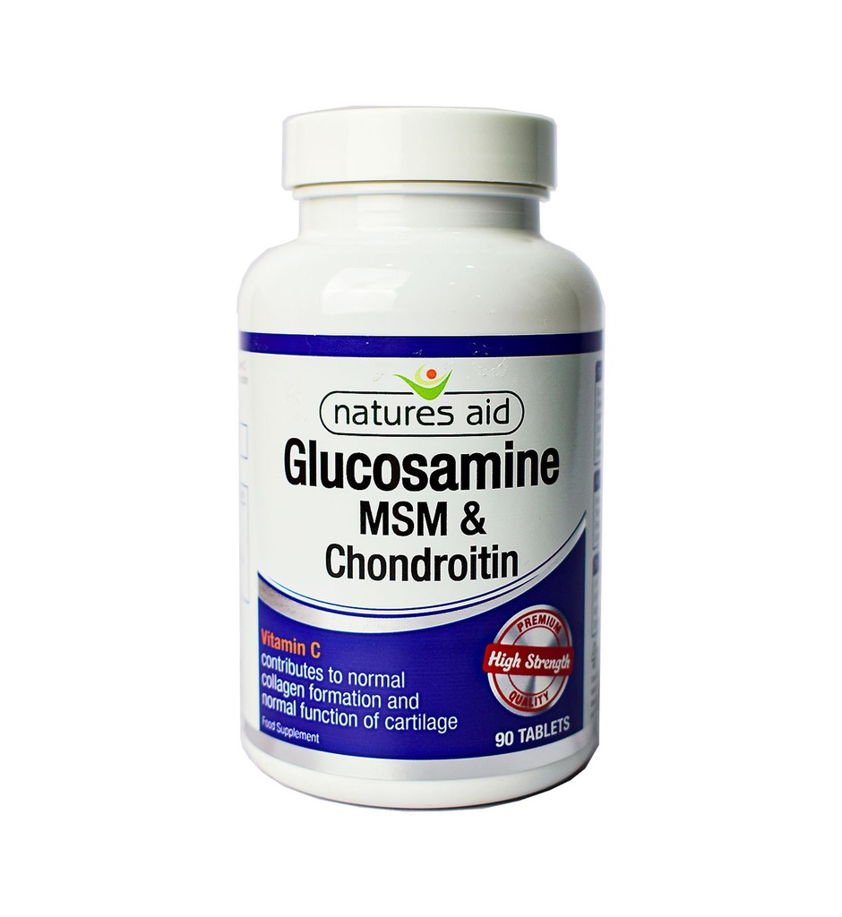 [JPR-0330] NATURE'S AID GLUCOSAMINECHONDROITIN MSM 90'S