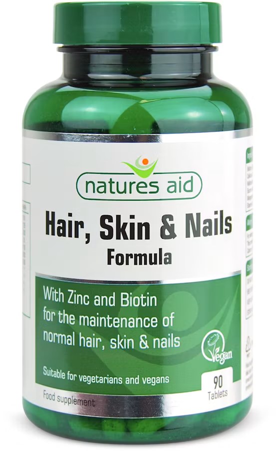 [JPR-0331] NATURE'S AID HAIR ,SKIN & NAIL FORMULA (VEGAN) -90'S