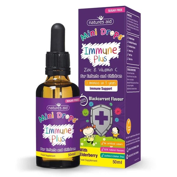 [JPR-0332] NATURE'S AID IMMUNE PLUS MINI DROPS FOR INFANTS & CHILDREN 50ML
