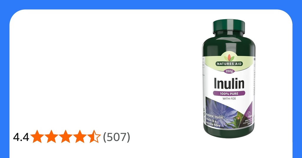 [JPR-0333] NATURE'S AID INULIN POWDER (SOLUBLE FIBRE) 250G