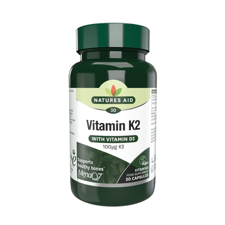 [JPR-0334] NATURE'S AID K-2 (MENATURE'S AIDQ7) 100MCG (VEGAN) 30'S