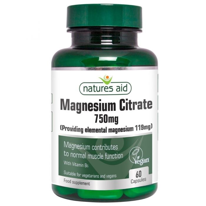 [JPR-0341] NATURE'S AID MAGNESIUM CITRATE W/B6 [VEGAN]-60'S