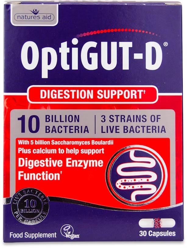 [JPR-0347] NATURE'S AID OPTIGUT-D 10BILLION VEGAN 30'S