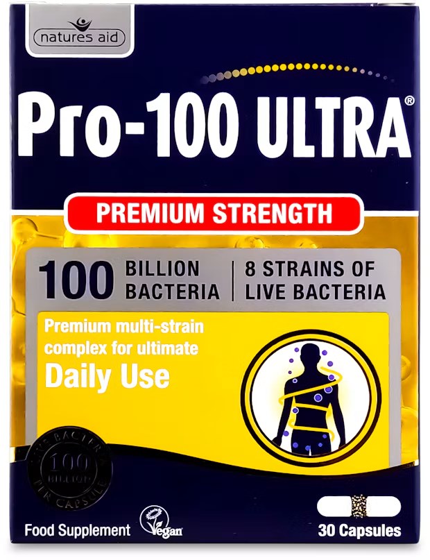 [JPR-0349] NATURE'S AID PRO-100 ULTRA 100BILLION-8 STRAIN VEGAN-30'S