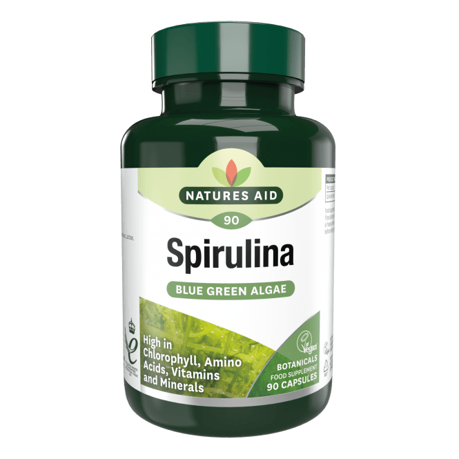[JPR-0355] NATURE'S AID SPIRULINATURE'S AID 500MG ORGANIC (VEGAN) -90'S