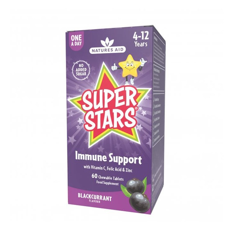 [JPR-0356] NATURE'S AID SUPER STAR IMMUNE SUPPORT CHEW TABS 60'S