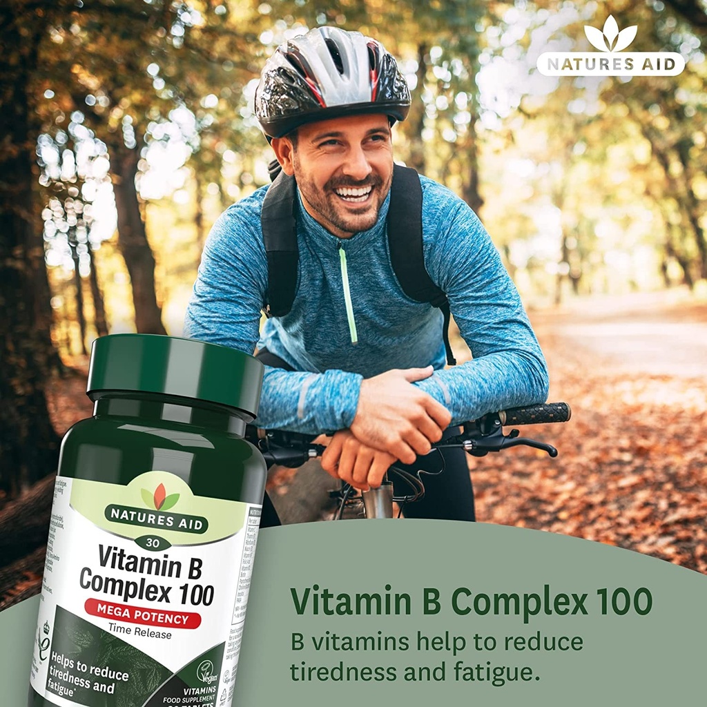 [JPR-0361] NATURE'S AID VITAMIN B COMPLEX+C TR (HIGH POTENCY) VEGAN -30'S