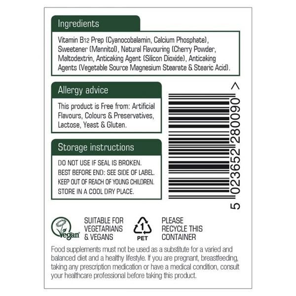 [JPR-0362] NATURE'S AID VITAMIN B12 -1000UG (SUBLINGUAL) VEGAN -90'S