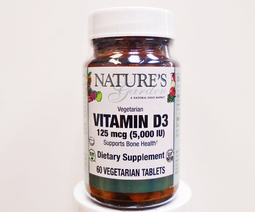 [JPR-0367] NATURE'S AID VITAMIN D3 5000IU (125MCG) VEGETARIAN 60'S