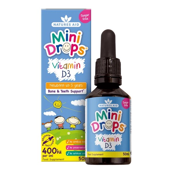 [JPR-0368] NATURE'S AID VITAMIN D3 MINI DROPS 50ML