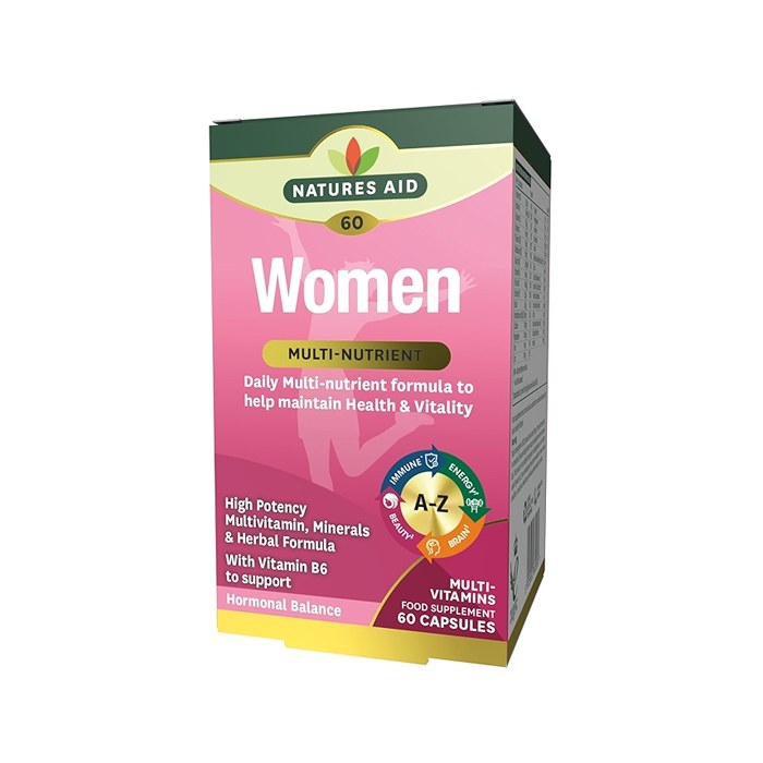 [JPR-0369] NATURE'S AID WOMEN'S HEALTH & VITALITY MULTIVITAMINS & MINERALS COMPLEX (VEGAN )-60'S