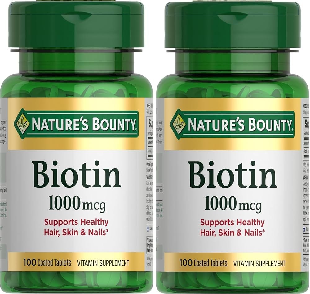[JPR-0373] NATURE'S BOUNTY BIOTIN 1000MCG COATED TABS 100'S