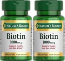NATURE'S BOUNTY BIOTIN 1000MCG COATED TABS 100'S