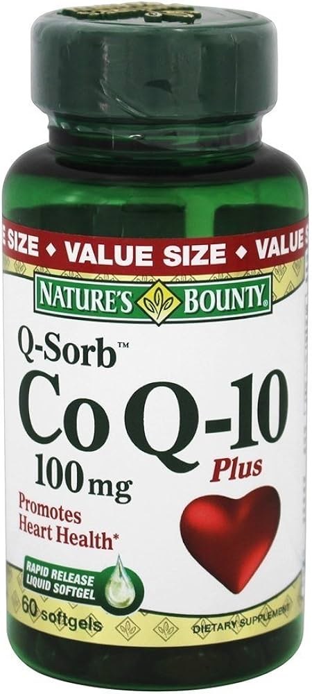 [JPR-0376] NATURE'S BOUNTY CoQ10 100MG+L-CARNITINE 20MG R.RELEASE 60'S