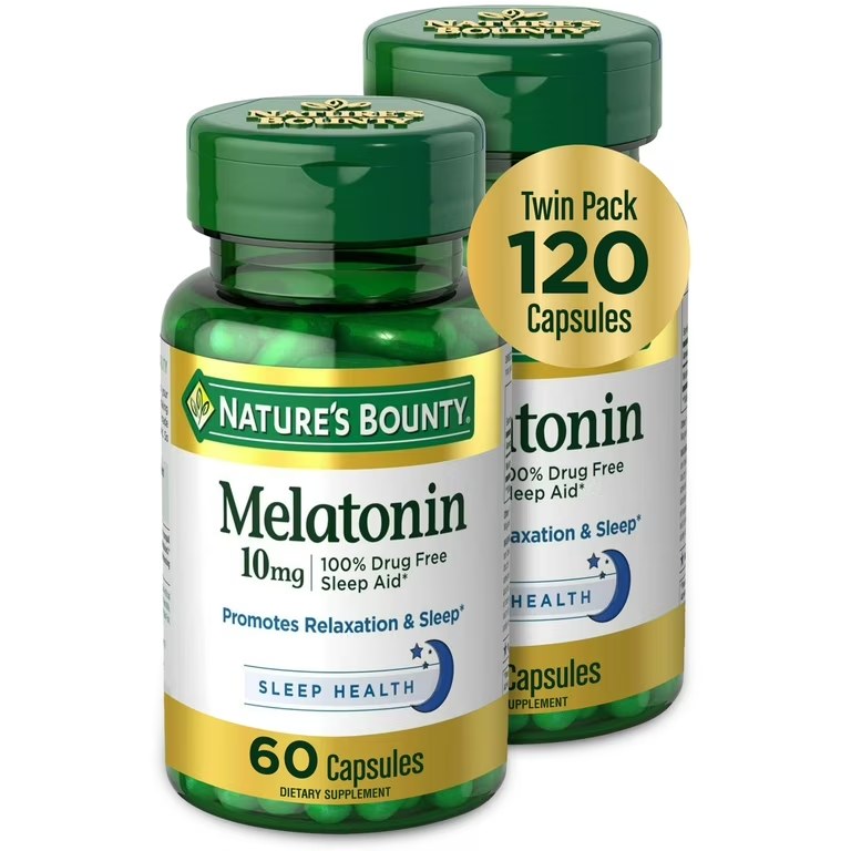 [JPR-0384] NATURE'S BOUNTY MELATONIN 10MG CAPS 60'S