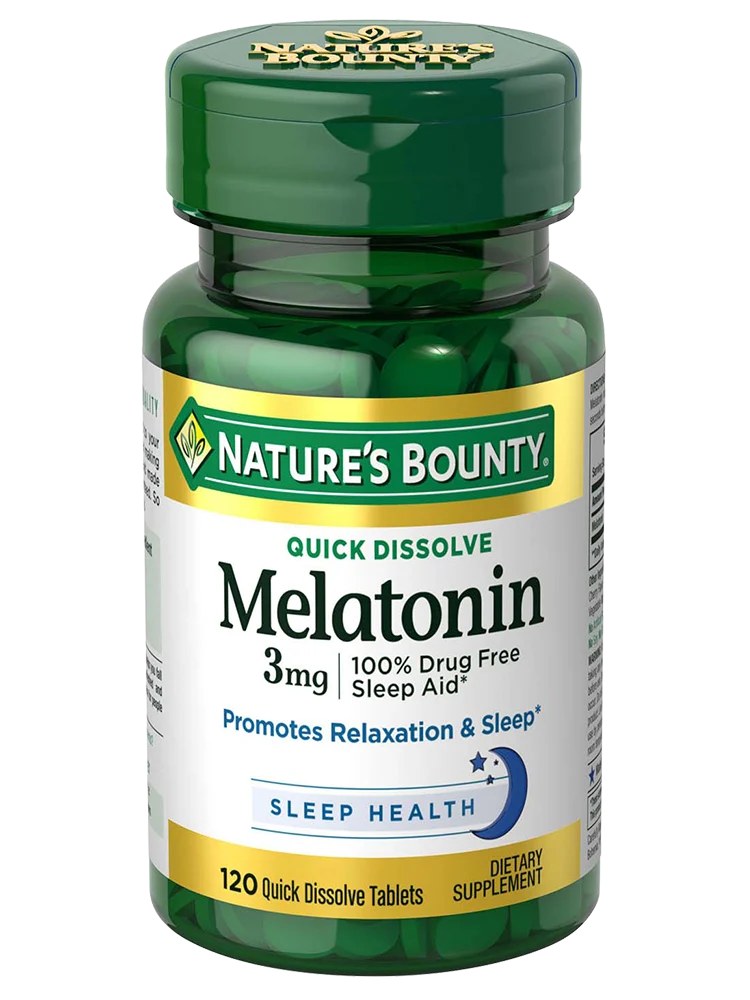 [JPR-0385] NATURE'S BOUNTY MELATONIN 3MG QUICK DISSOLVE TABS 120'S