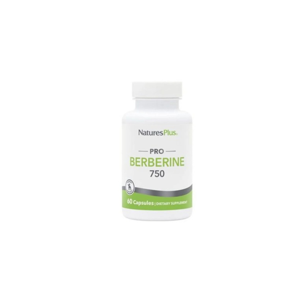 [JPR-0392] NATURES PLUS BERBERINE 750MG CAPS 60'S