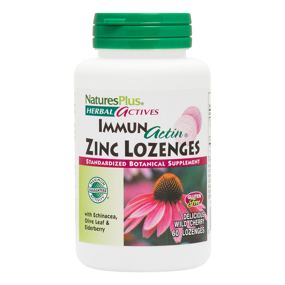 [JPR-0404] NATURES PLUS IMMUNE ZINC LOZENGES 60'S