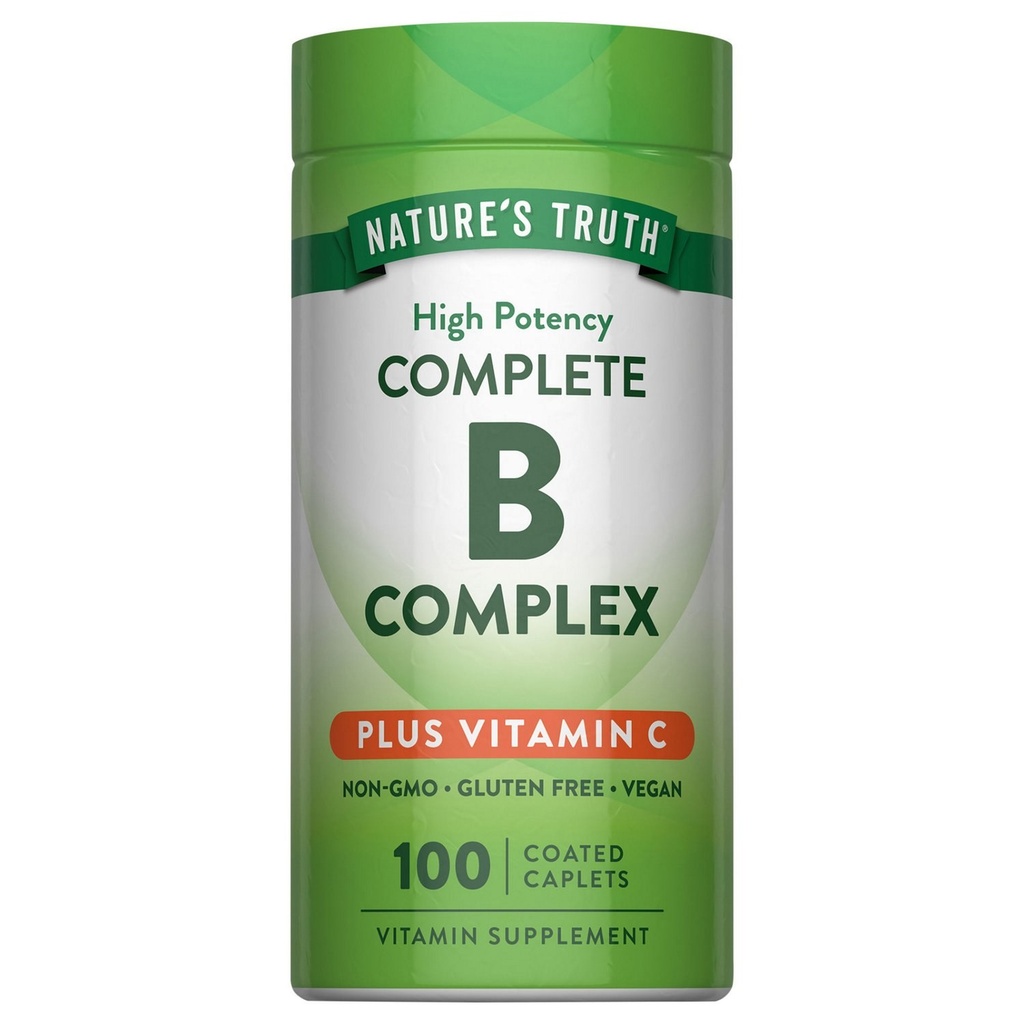 [JPR-0422] NATURE'S TRUTH B COMPLEX +C CAPS 100'S