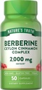 NATURE'S TRUTH BERBERINE CEYLON CINNAMON COMPLEX 2000MG CAPS 50'S