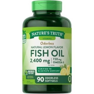 [JPR-0438] NATURE'S TRUTH FISH OIL ODORLESS 2400MG SOFTGELS 90'S