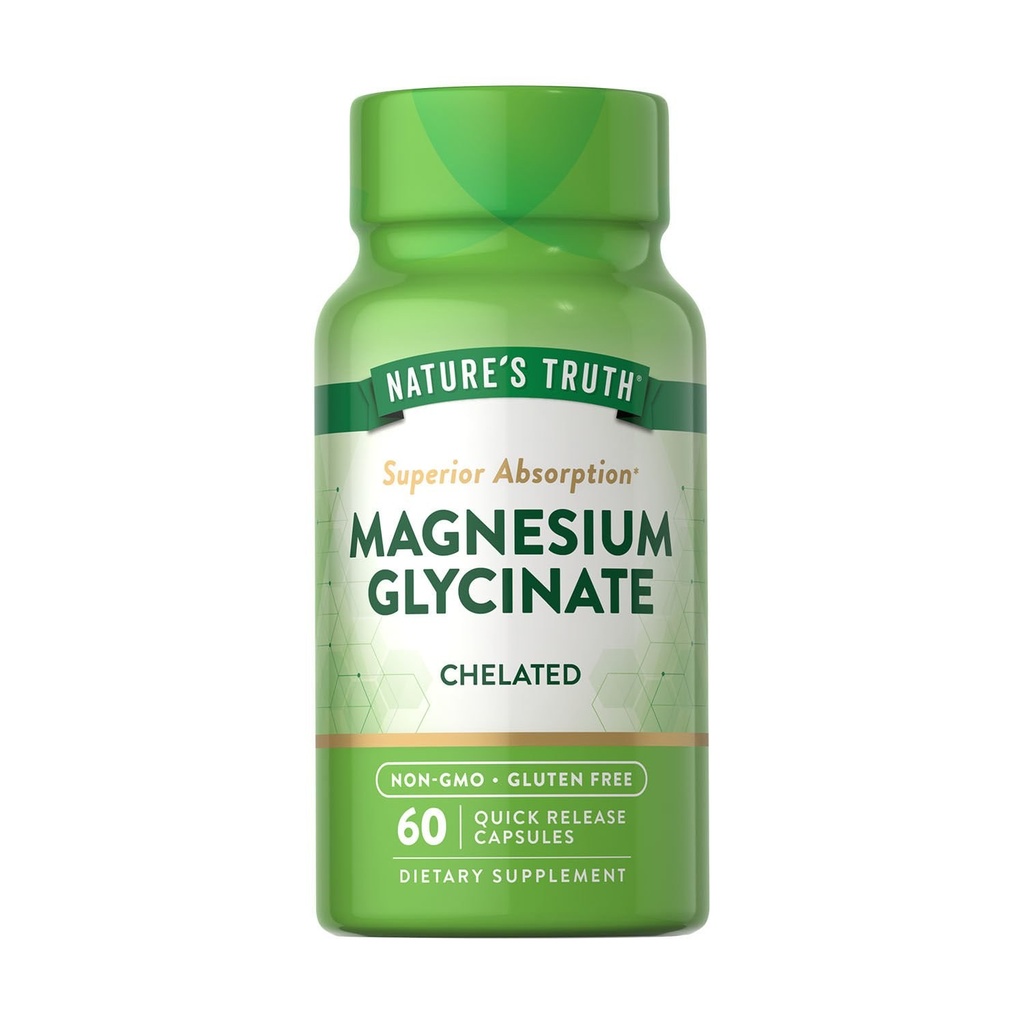 [JPR-0448] NATURE'S TRUTH MAGNESIUM GLYCINATE CAPS 60'S