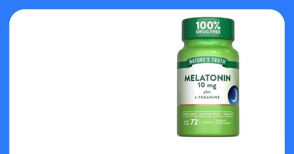 [JPR-0451] NATURE'S TRUTH MELATONIN 10MG + L-THEANINE TABS 72'S