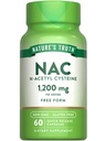 NATURE'S TRUTH N-ACETYL CYSTEINE 1200MG CAPS 60'S