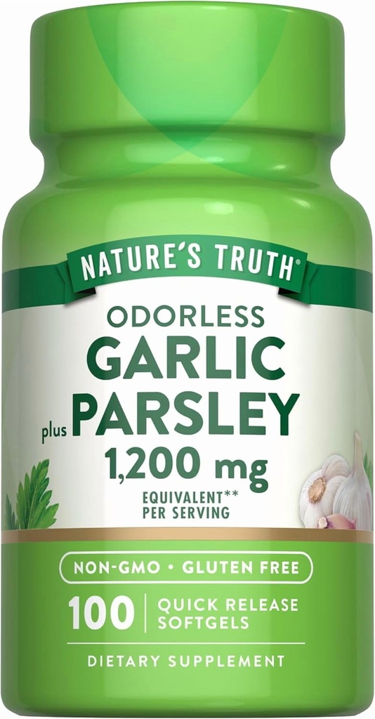 [JPR-0455] NATURE'S TRUTH ODORLESS GARLIC 2400MG SOFTGELS 120'S
