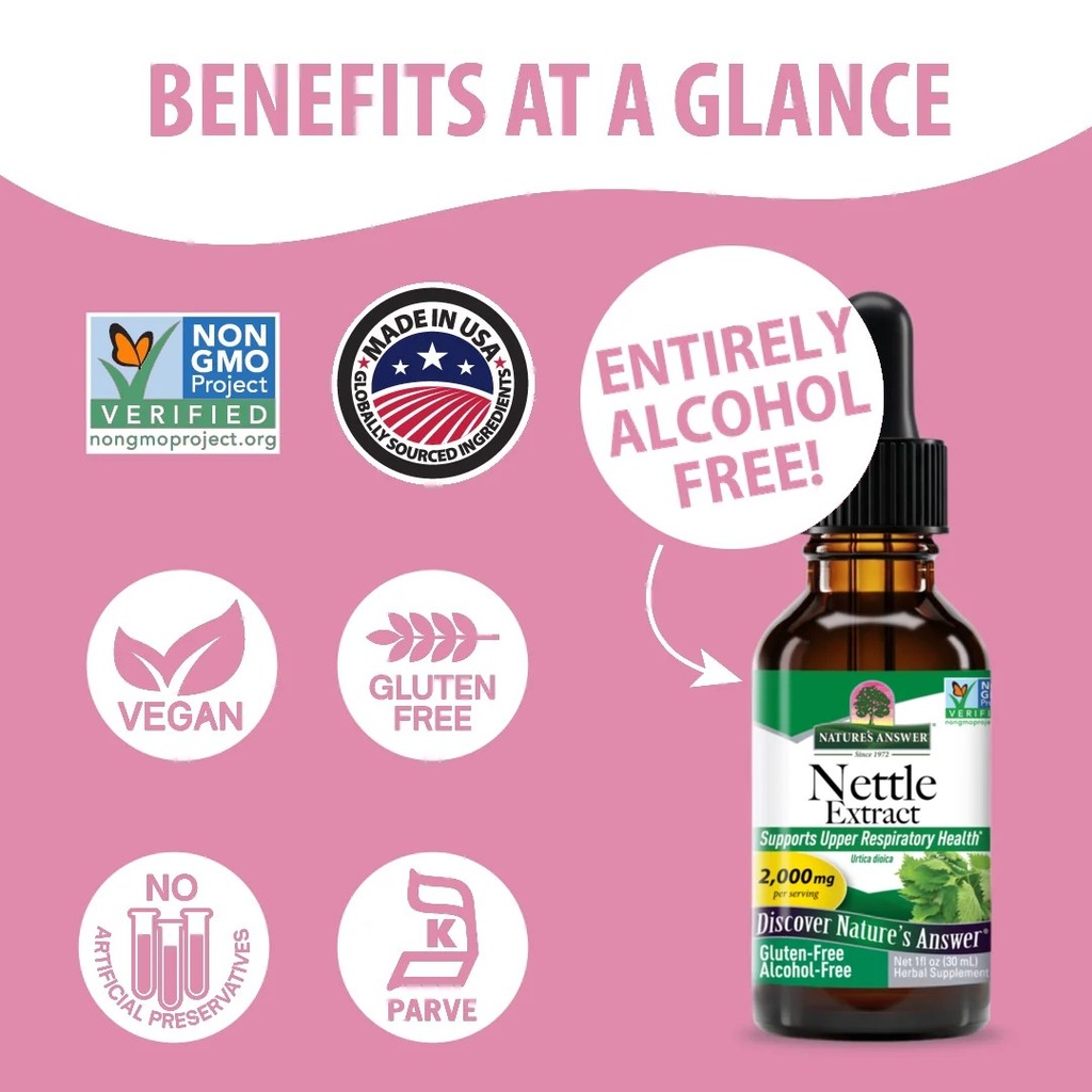 [JPR-0468] NATURES'S ANSWER NETTLE EXTRACT 30ML