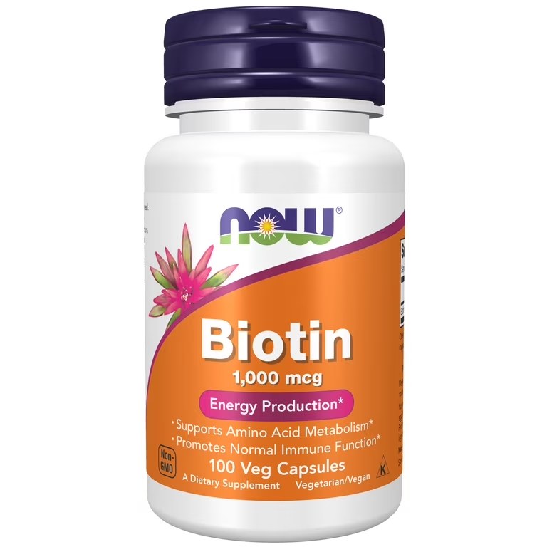 [JPR-0480] NOW BIOTIN 1000MCG CAPS 100'S