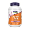 NOW CAPRYLIC ACID 600MG CAPS 100'S