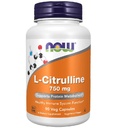 NOW CITRULLINE 750MG VCAPS 90S