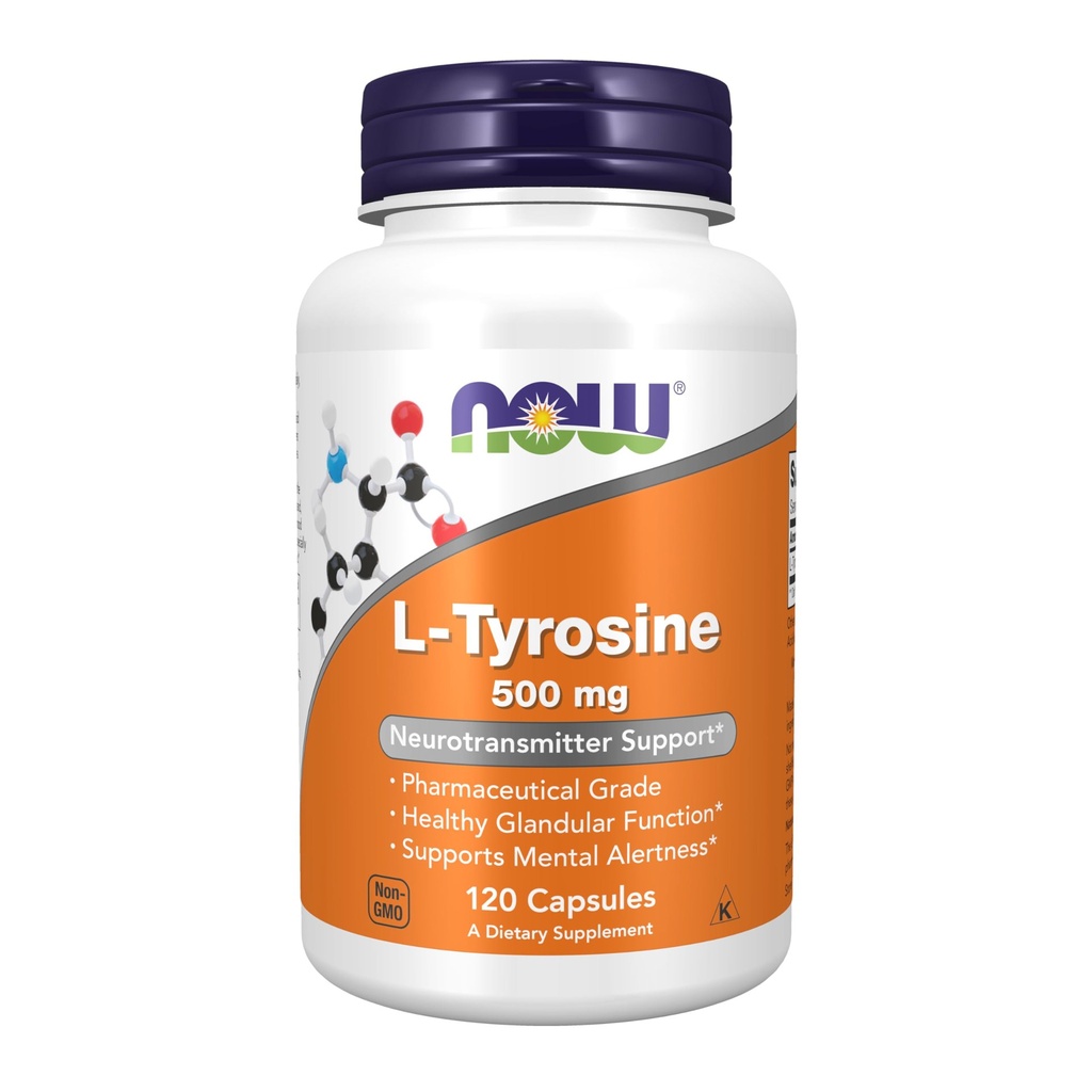 [JPR-0533] NOW L TYROSINE 500MG CAPS 120'S