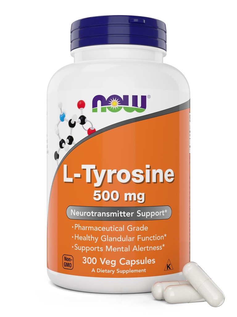[JPR-0534] NOW L TYROSINE 500MG CAPS 60