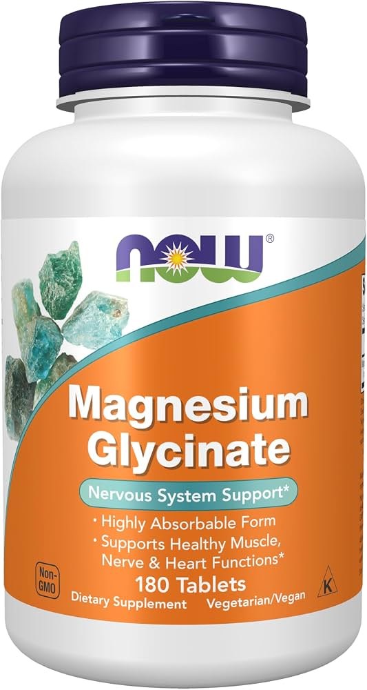 [JPR-0541] NOW MAG. GLYCINATE TABS 180S