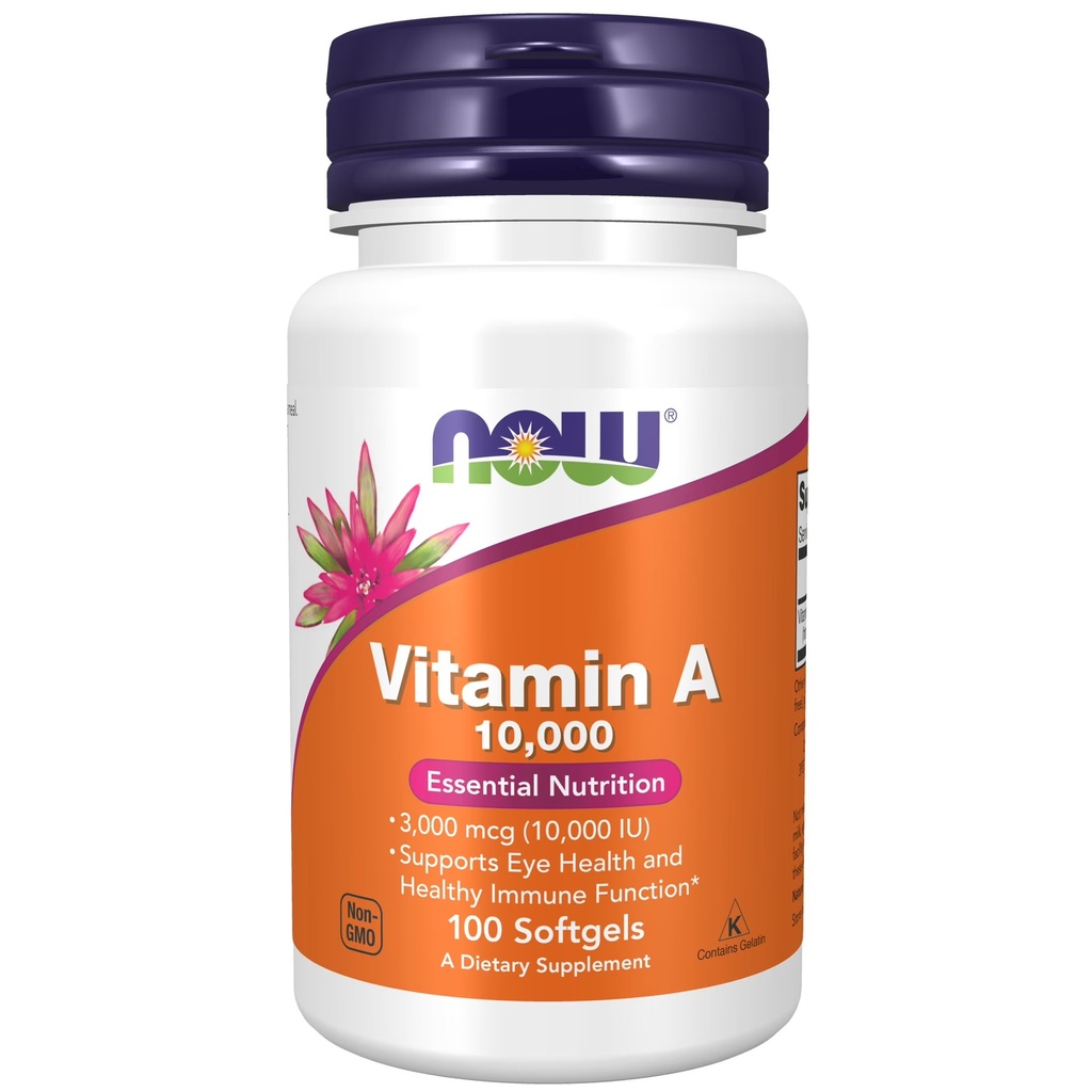 [JPR-0578] NOW VITAMIN A CAPS 100'S 10000 IU
