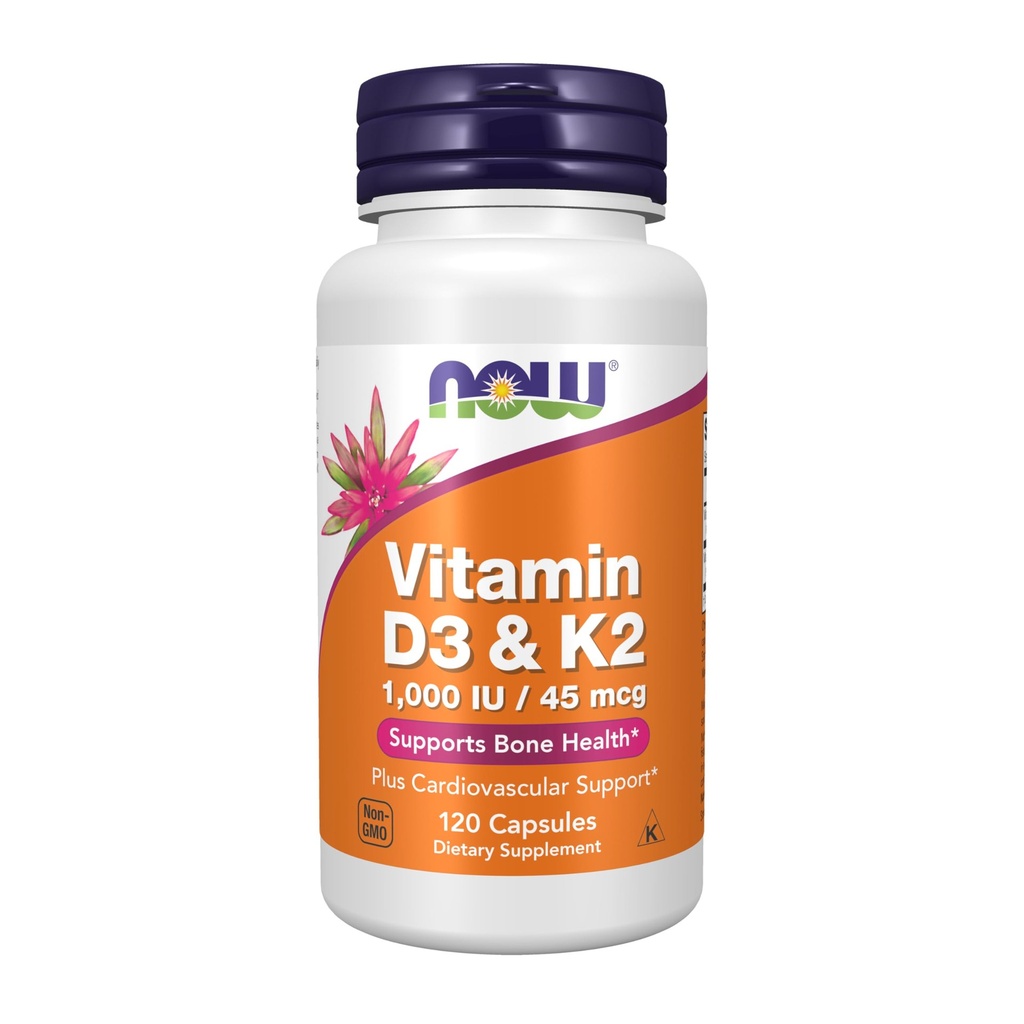 [JPR-0584] NOW VITAMIN D3 & K2 VCAPS 120'S