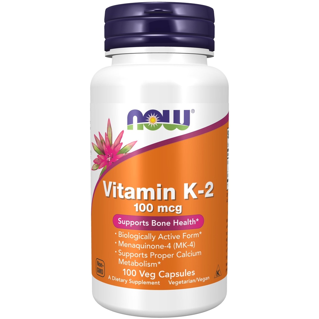 [JPR-0587] NOW VITAMIN K2 100MCG CAPS 100S