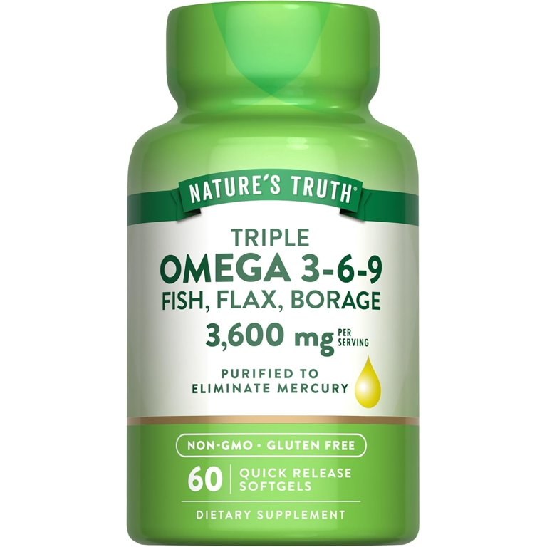 [JPR-0616] PANAKOS NATURALS OMEGA 3-6-9 SOFTGELS CAPS 60'S