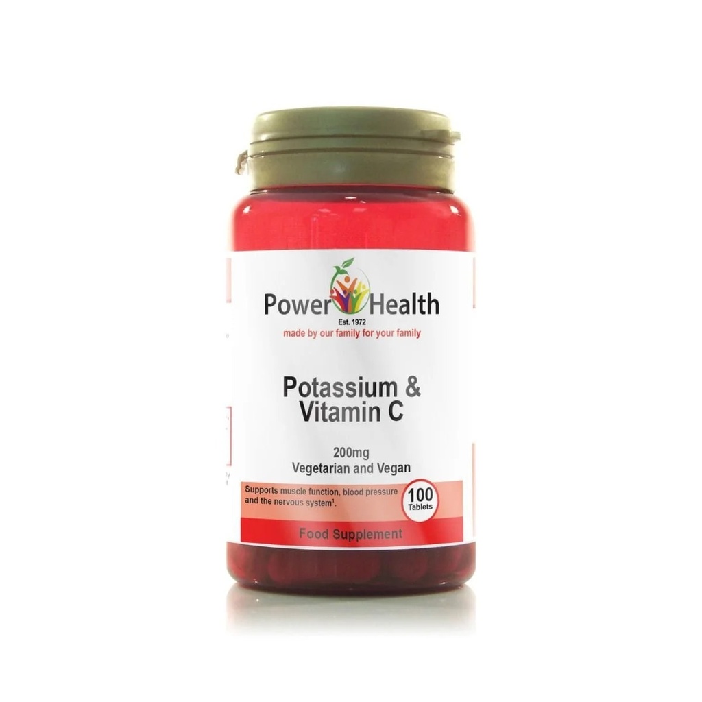 [JPR-0632] POWER HEALTH POTASSIUM 200 TABS 100S