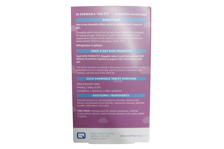 [JPR-0668] QUEST OAD KIDS PROBIOTIC chew. TABS 30S